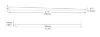 Eagle Taper Edge Bands (TEB) - dim