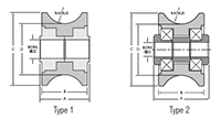 Fenner Drives Carriage Rollers -dim