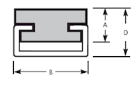 Trackstar Flat Belt Guides - dim