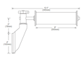 Taper Edge Band Return Roller - dim