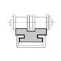 Trackstar Double Chain Guide with Mounting Channel