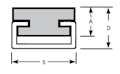 Trackstar Flat Belt Guides - dim